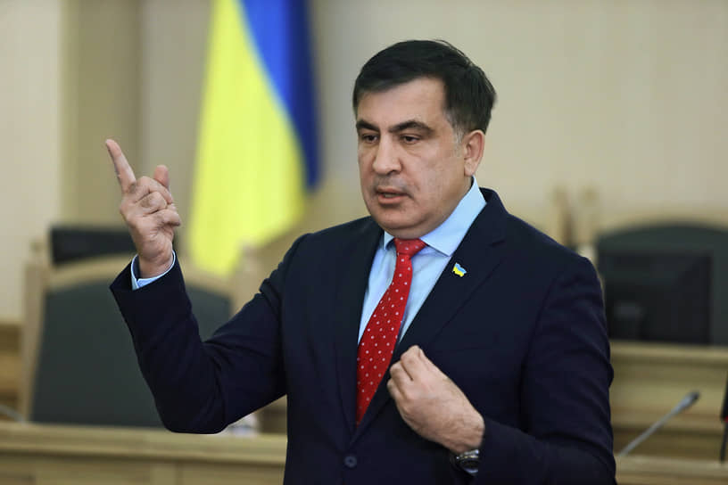 Михаила Саакашвили в 2018 году