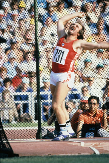 Легкоатлет Юрий Седых в 1984 году