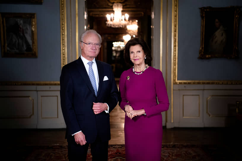 Король Швеции Карл XVI Густав и королева Сильвия 