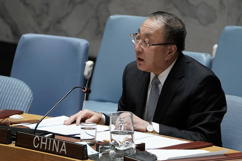 Постпред Китая при ООН Чжан Цзюнь 