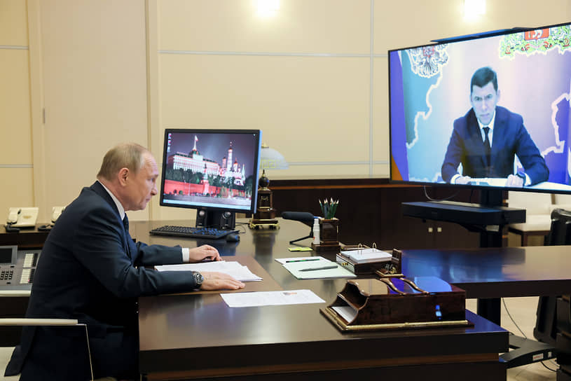 Путин одобрил работу Куйвашева на посту главы Свердловской области