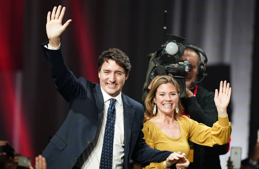Премьер Канады Джастин Трюдо с женой Софи