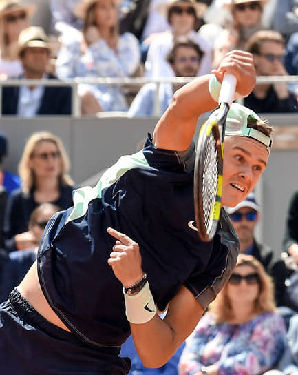 19-летний датский теннисист Руне обыграл Циципаса на Roland Garros