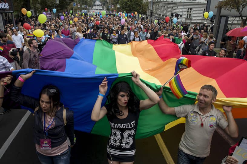 ЛГБТ-шествие в Белграде в 2015 году