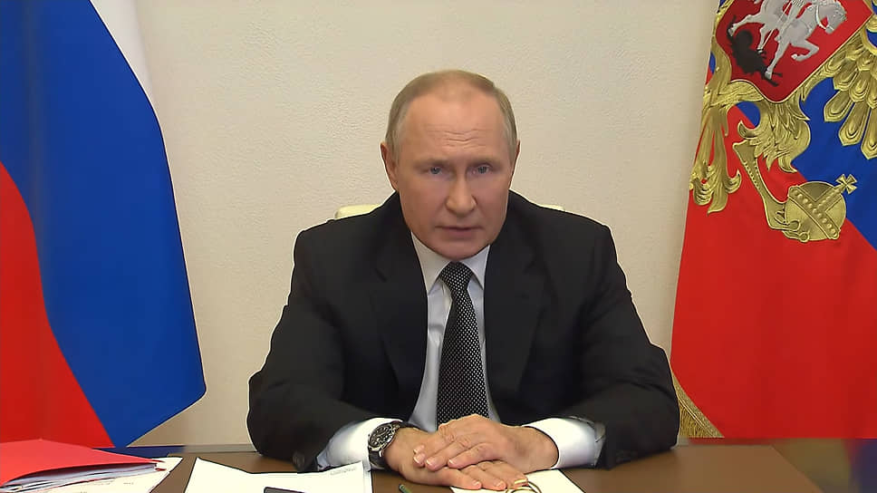 Владимир Путин на заседании Совбеза
