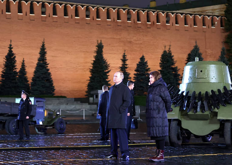 Владимир Путин на Красной площади