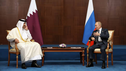 Путин обсудил с эмиром Катара реализацию совместных проектов
