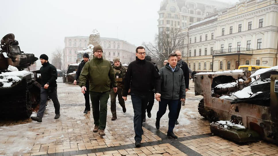 Премьер-министр Польши Матеуш Моравецкий прибыл в Киев