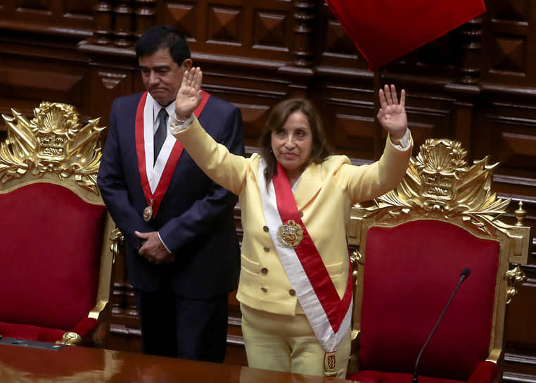Вице-президент Перу Дина Болуарте