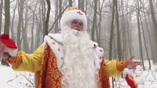 Мэрия Белгорода опубликовала видео с передвигающимся на БТР Дедом Морозом