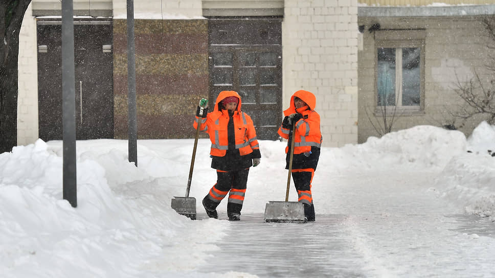 Как в Москве убирали снег
