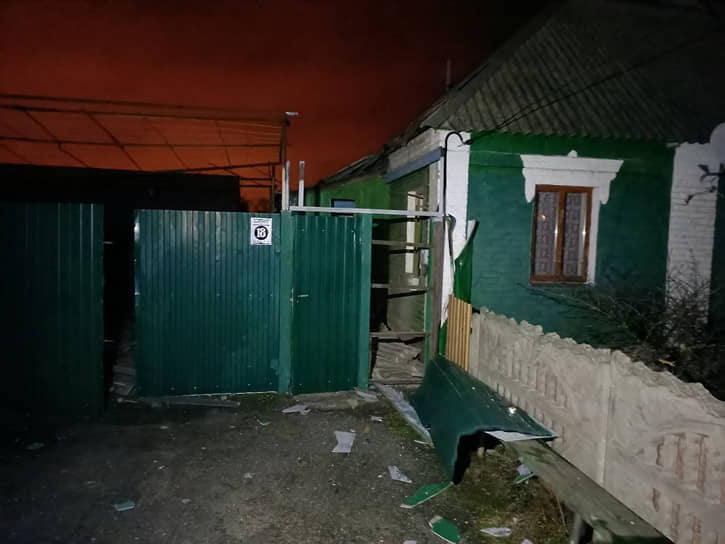 В Белгородской области в новогоднюю ночь под обстрел попал город Шебекино
