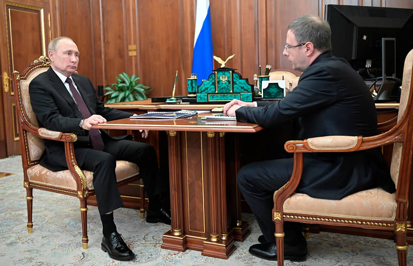 Владимир Путин (слева) и Максим Шаскольский