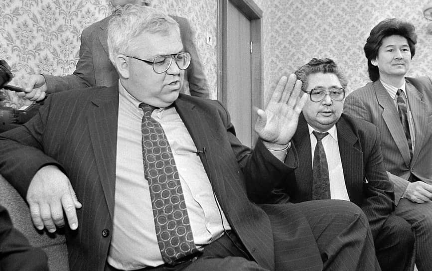 Сергей Терещенко (слева) в 1994 году