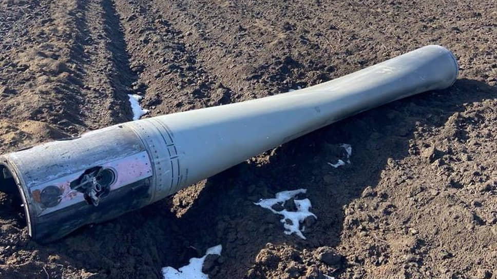 Найденные обломки ракеты на молдавско-украинской границе
