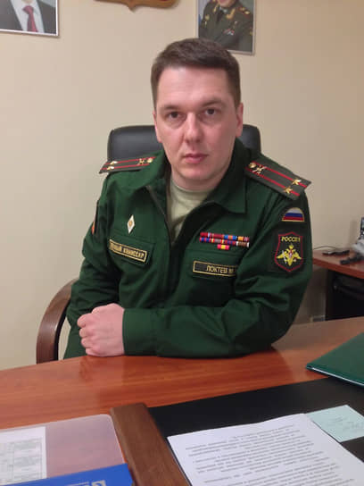 Военный комиссар Москвы полковник Максим Локтев