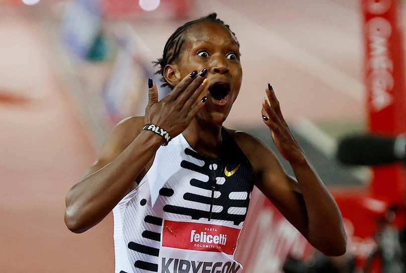 Кенийская легкоатлетка Фейт Кипьегон
