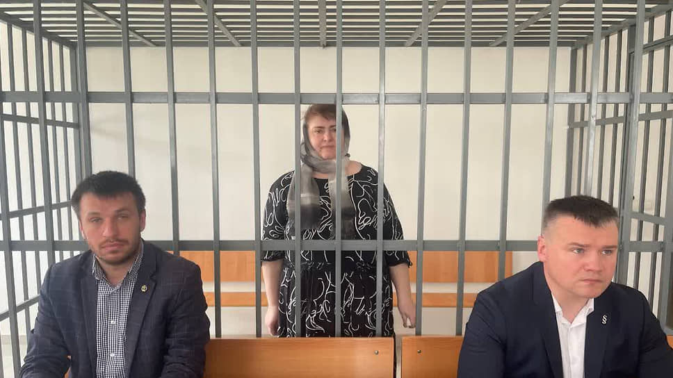 Зарема Мусаева в зале суда