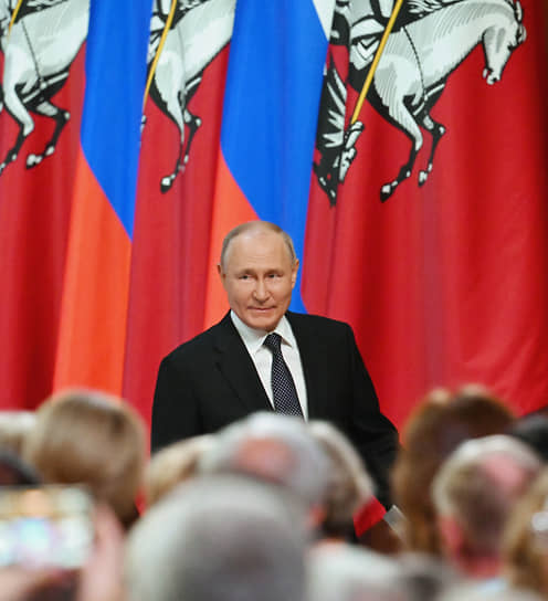 Президент РФ Владимир Путин на церемонии инаугурации Сергея Собянина