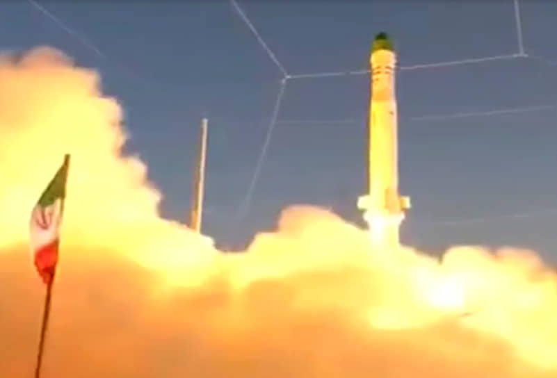 Запуск иранской ракеты-носителя «Зульджана» в июне 2022 года