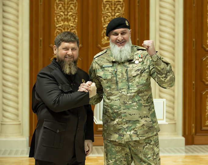 Рамзан Кадыров (слева) и Руслан Геремеев