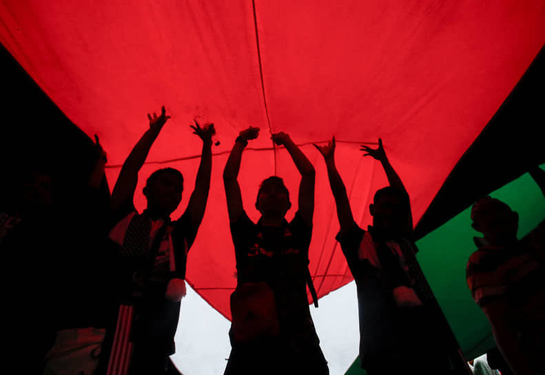 Демонстрация в поддержку Палестины в Куала-Лумпуре
