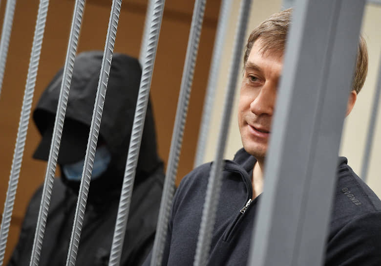 Дмитрий Захарченко в зале суда в 2022 году