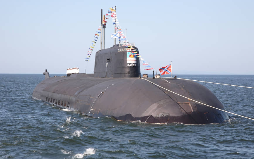 Ракетный атомный подводный крейсер проекта 949А «Антей». АПЛ «Омск».