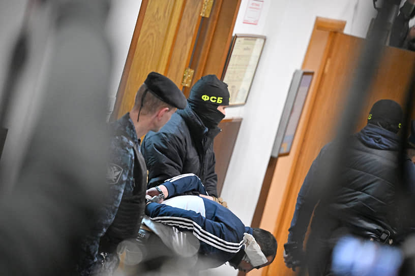 Избрание меры пресечения обвиняемым в теракте в концертном зале «Крокус Сити Холле» в Басманном районном суде