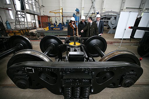 Ожидается, что вагоностроительный завод, который еще строится, в 2011 году начнет выпускать каждые 24 минуты по грузовому вагону