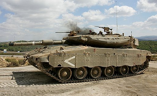 Начиненные новейшей аппаратурой, израильские танки «Меркава» высоко котируются в мире