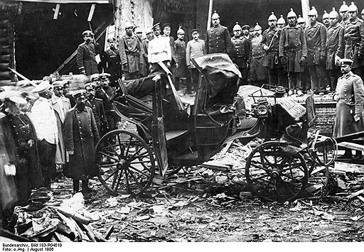 После покушения бомбистов на премьера Столыпина. 1906