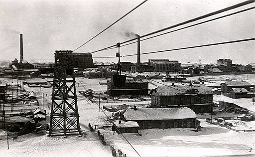 Коксохим, построенный колонистами. 1930-е годы