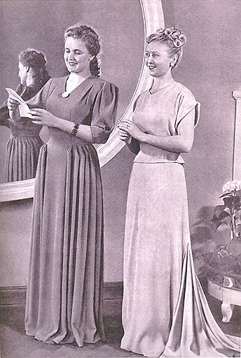 Журналы мод предлагали одежду из несуществующей жизни. Но тот практичный костюм, который придумала для советских женщин модельер Эльза Скиапарелли (справа вверху), в производство не пошел