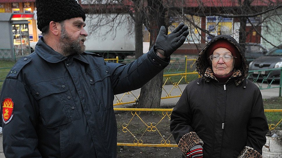 Казаки-дружинники уже мелькают на московских улицах