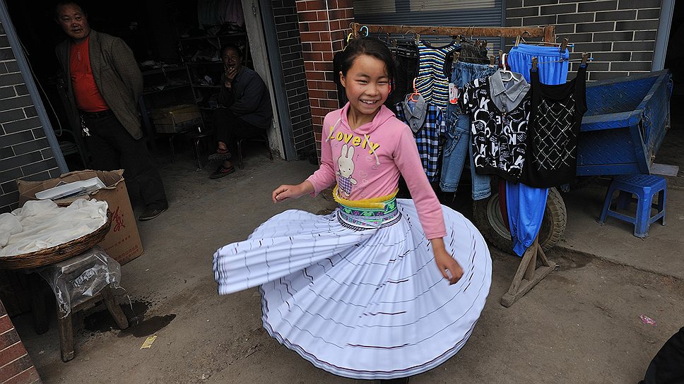 Китайский текстильный ширпотреб идет не только на экспорт, он пользуется спросом у местного населения