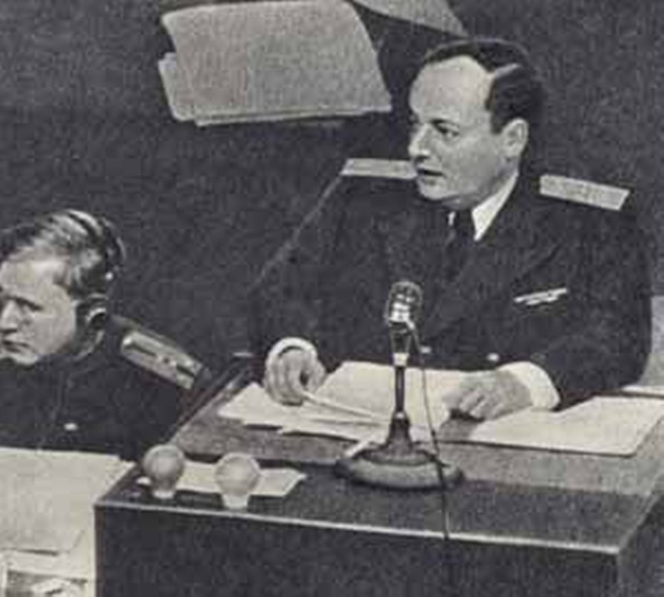 Лев Шейнин на Нюрнбергском процессе