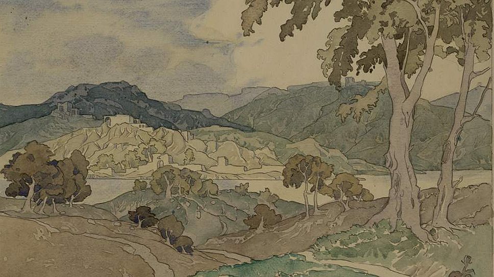 Максимилиан Волошин. Пейзаж. 1925 год