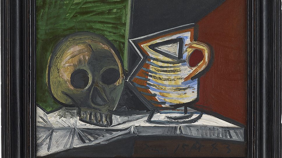 Пабло Пикассо. &quot;Натюрморт с черепом и горшком&quot;. 1943 год