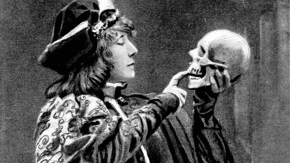 Сара Бернар в роли Гамлета. 1899 год
