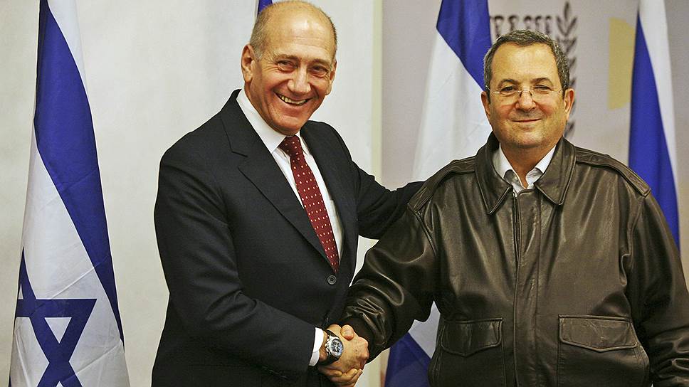 Эхуд Ольмерт (слева) и Эхуд Барак долго шли в политике рядом