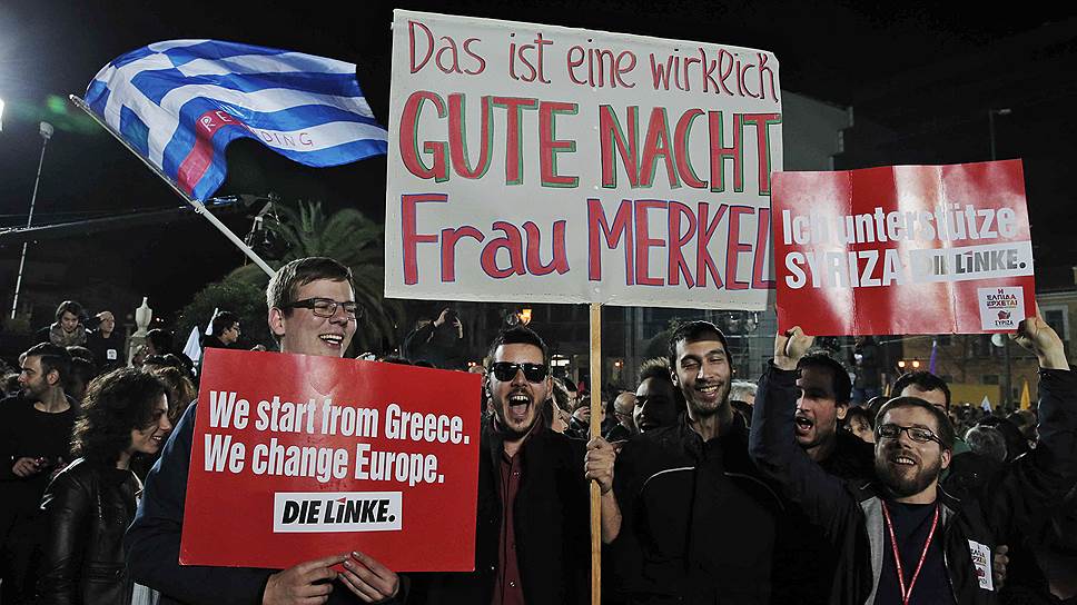 Именно Меркель греки обвиняют в своей бедности и плачевном состоянии экономики и финансов