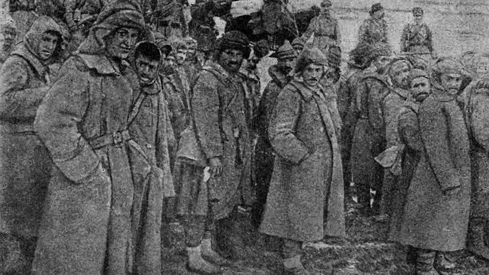Турецкие пленные. &quot;Огонек&quot;, 1915 год