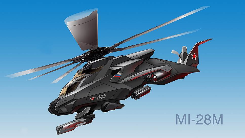 Ми-28М устроен так, что может работать даже в условиях сильного огневого сопротивления противника 
