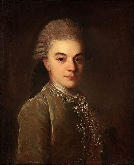 Портрет А.М. Римского-Корсакова. Конец 1760-х годов (фрагмент) 
