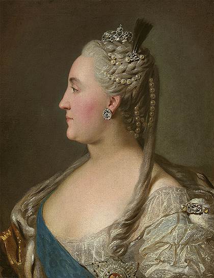 Портрет императрицы Екатерины II (этюд к парадному портрету. 1763 год