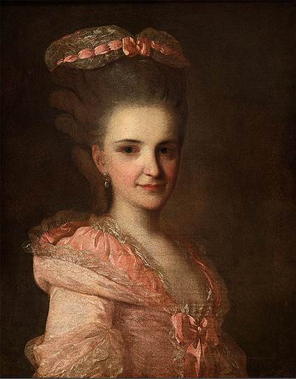 Портрет неизвестной в розовом. 1770-е годы 
