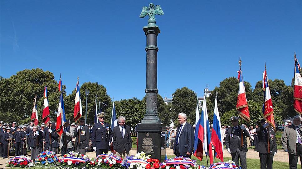Как во французском Бресте состоялось открытие памятного обелиска Русскому экспедиционному корпусу