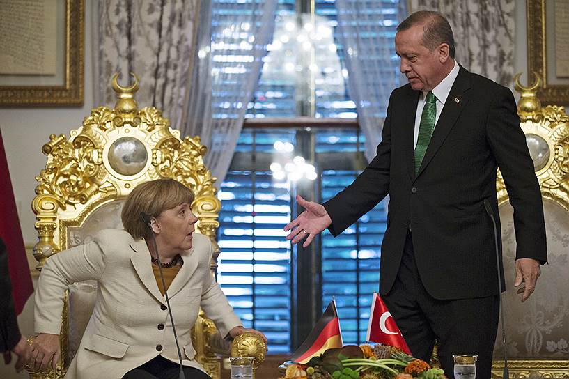 Ангела Меркель оказалась на острие турецких противоречий с ЕС  
