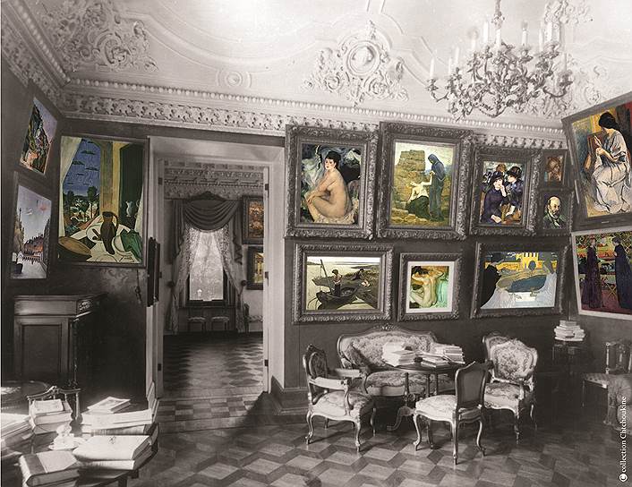 Так выглядел зал импрессионистов в щукинском особняке (реконструкция Кристины Делок-Фурко) 